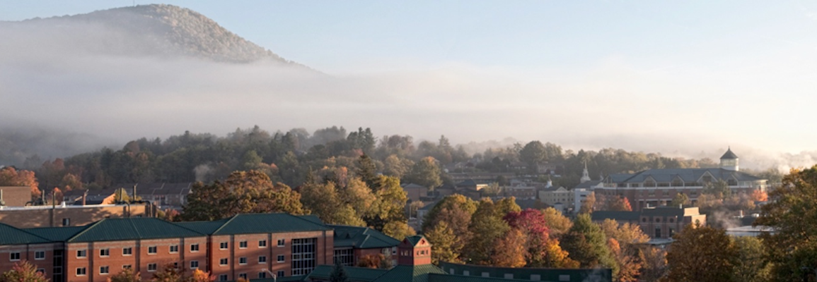 Campus View in Fog